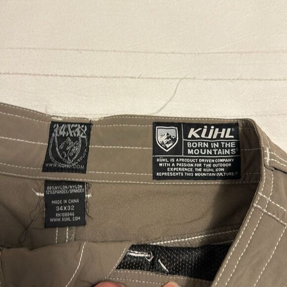 Men's Kuhl Renegade Dark Kahki Pants - Picture 3 of 7
